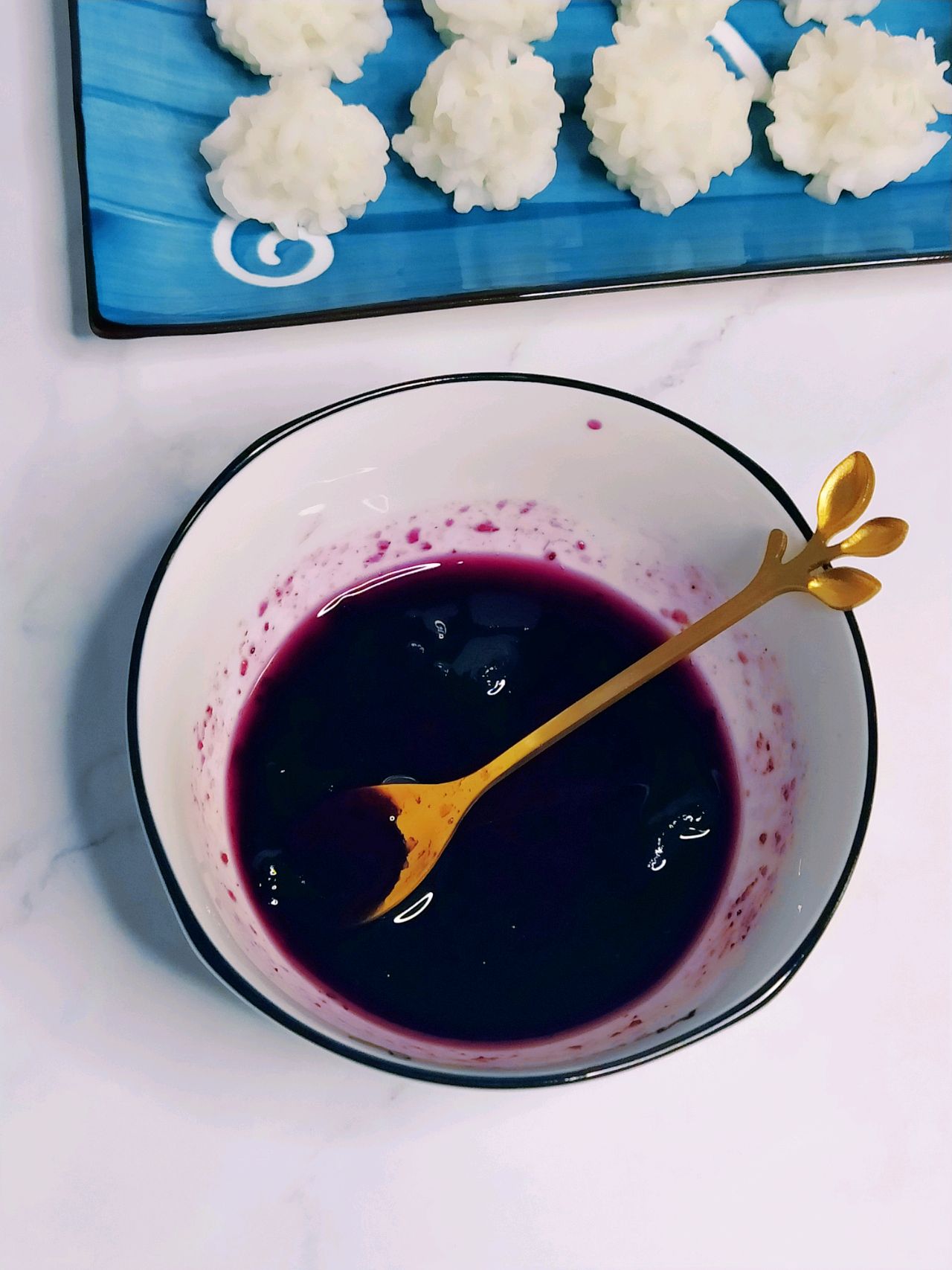 蓝莓山药泥