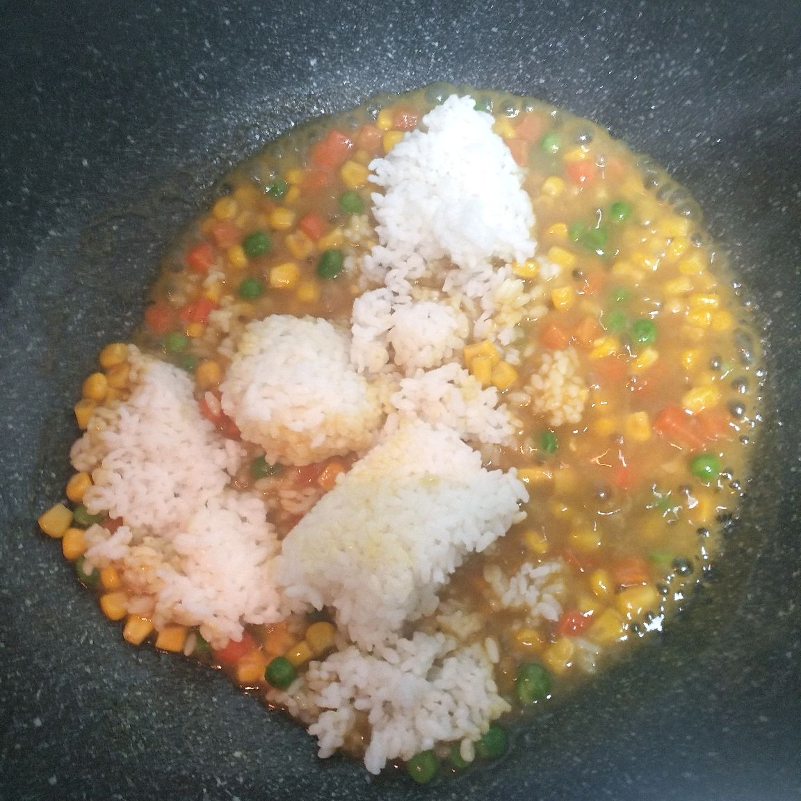 懒人炒饭~什锦咖喱