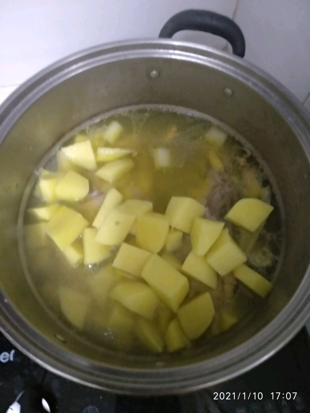 懒人鸡架炒土豆