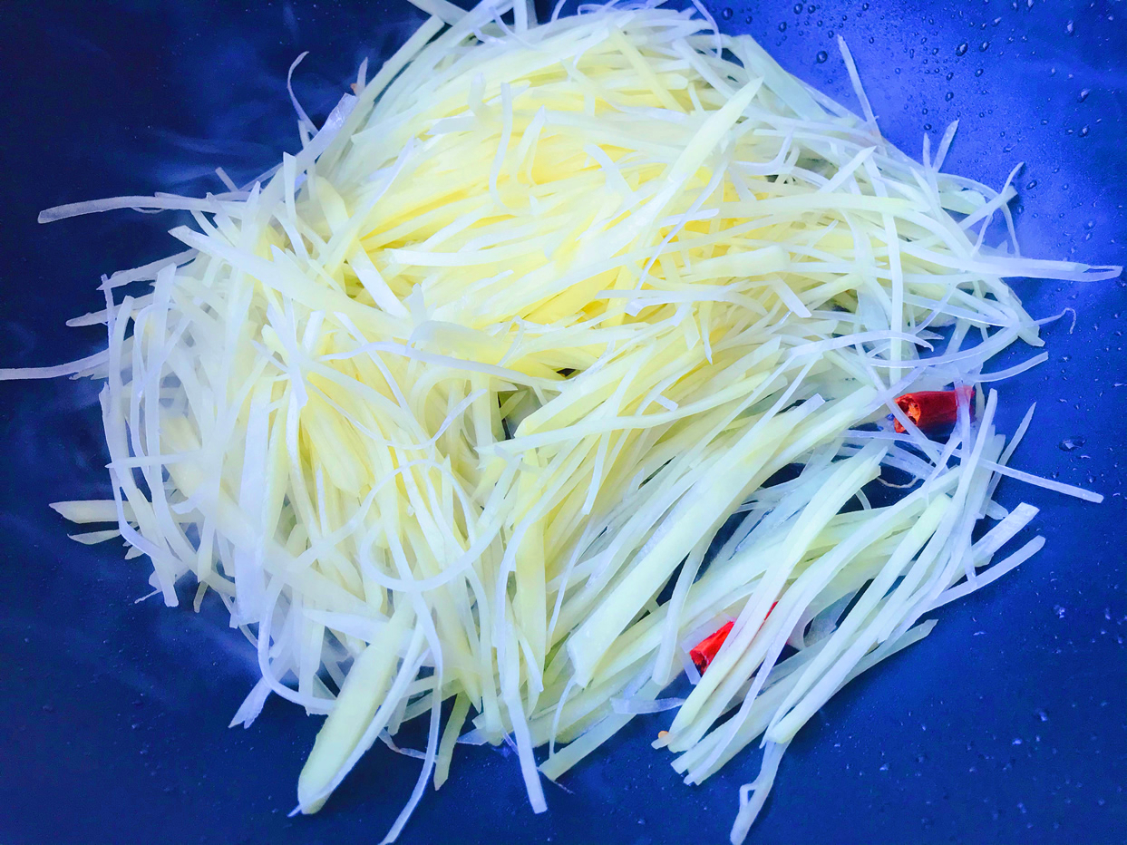 烙春饼及配菜