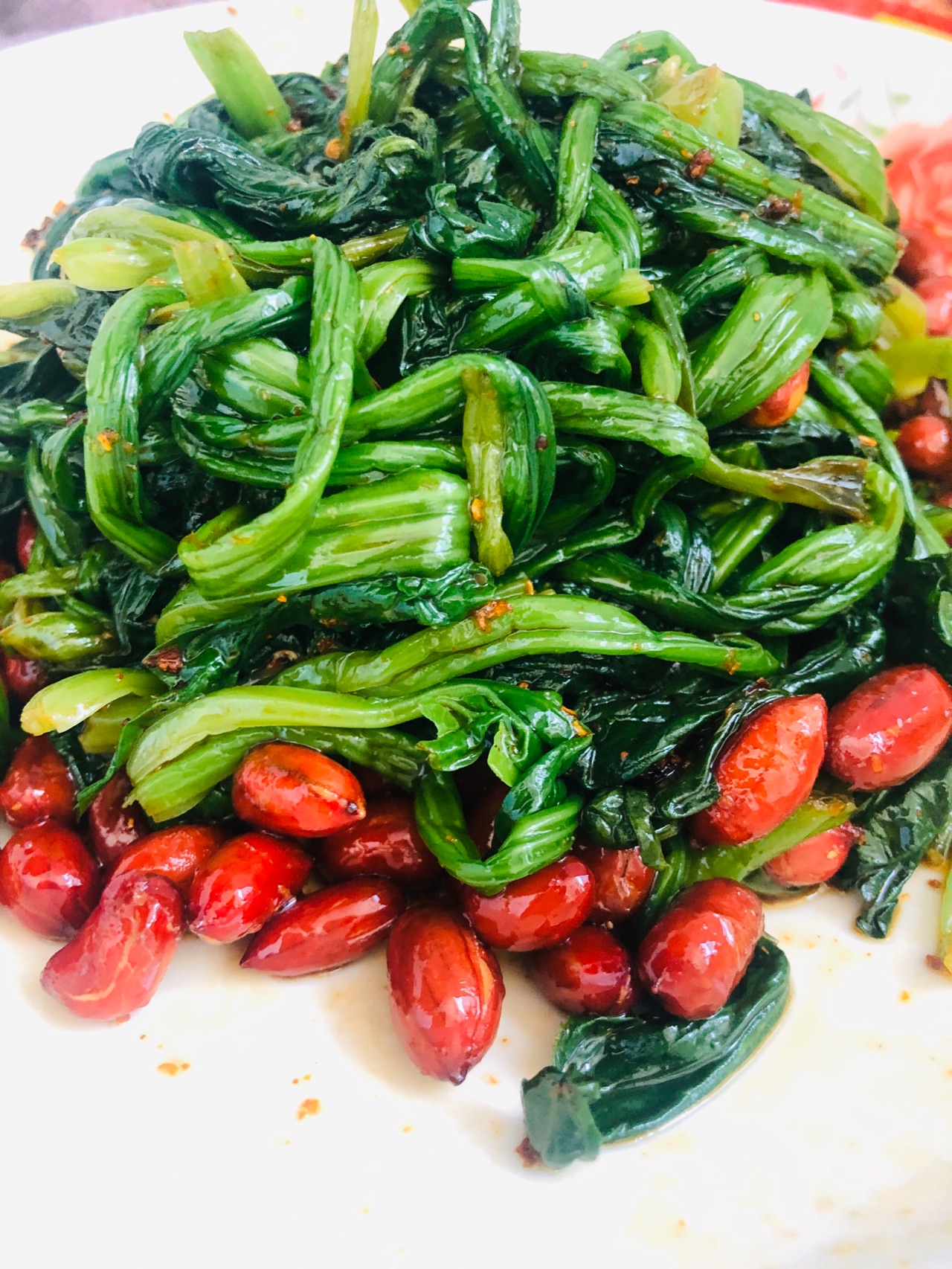 老醋菠菜花生（果仁菠菜）