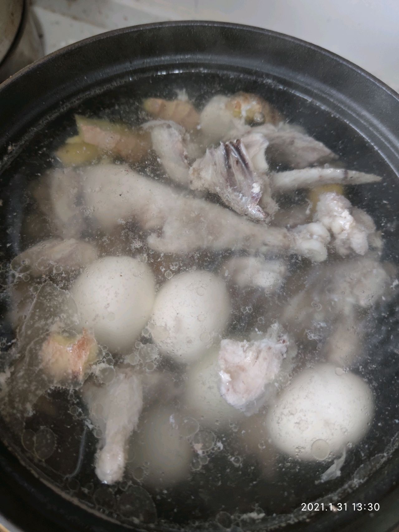 老姜土鸡汤