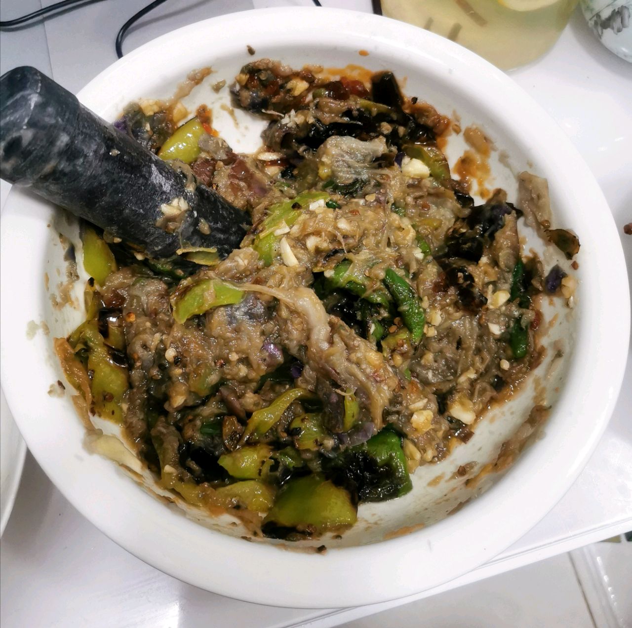 擂椒茄子简易版