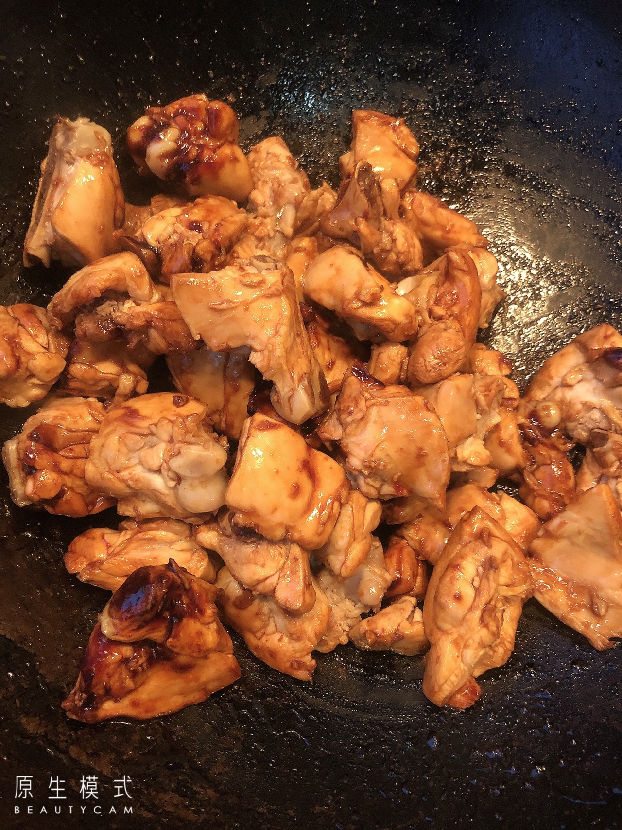 雷笋小鸡炖蘑菇
