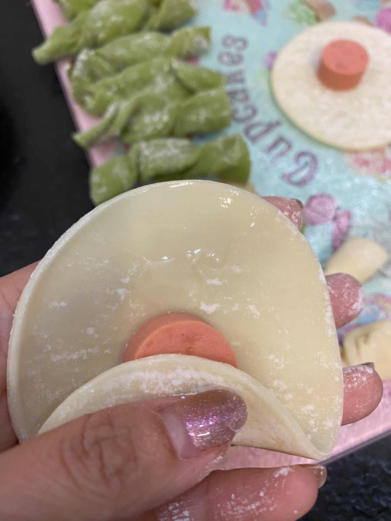 立春的糖果形状春卷