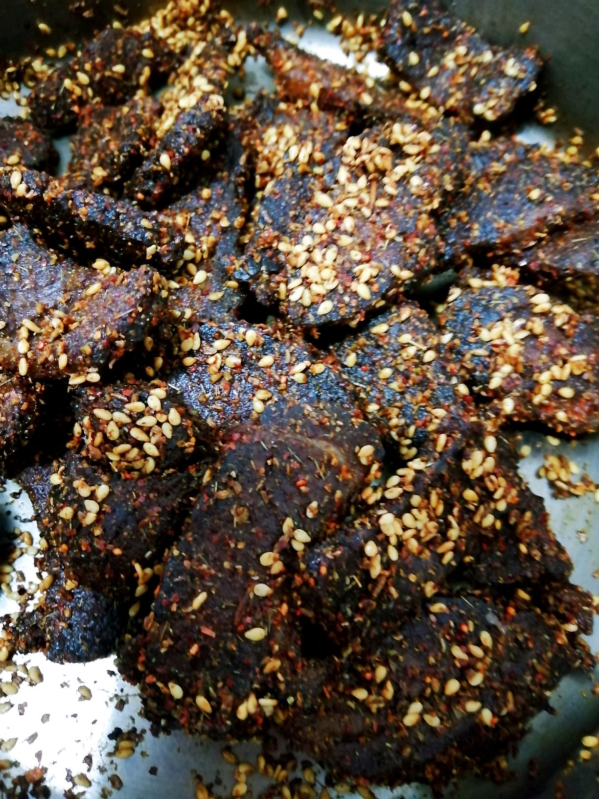俪姐美食之香辣牛肉干