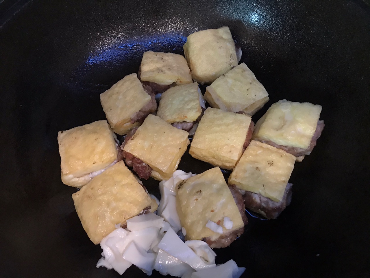 #李锦记旧庄蚝油红烧豆腐#