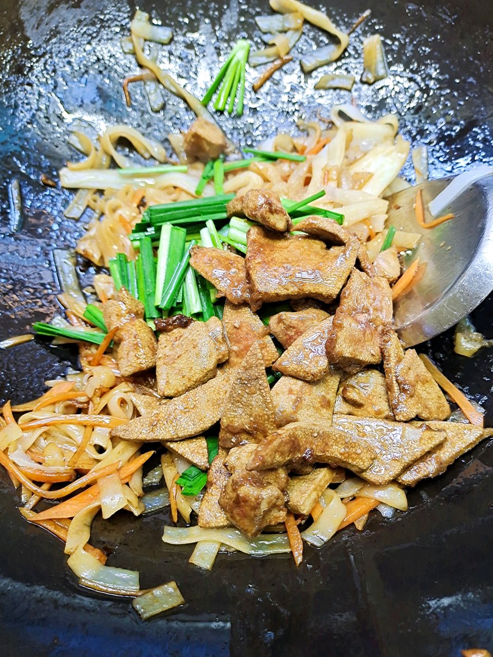 李锦记旧庄耗油～猪肝炒河粉
