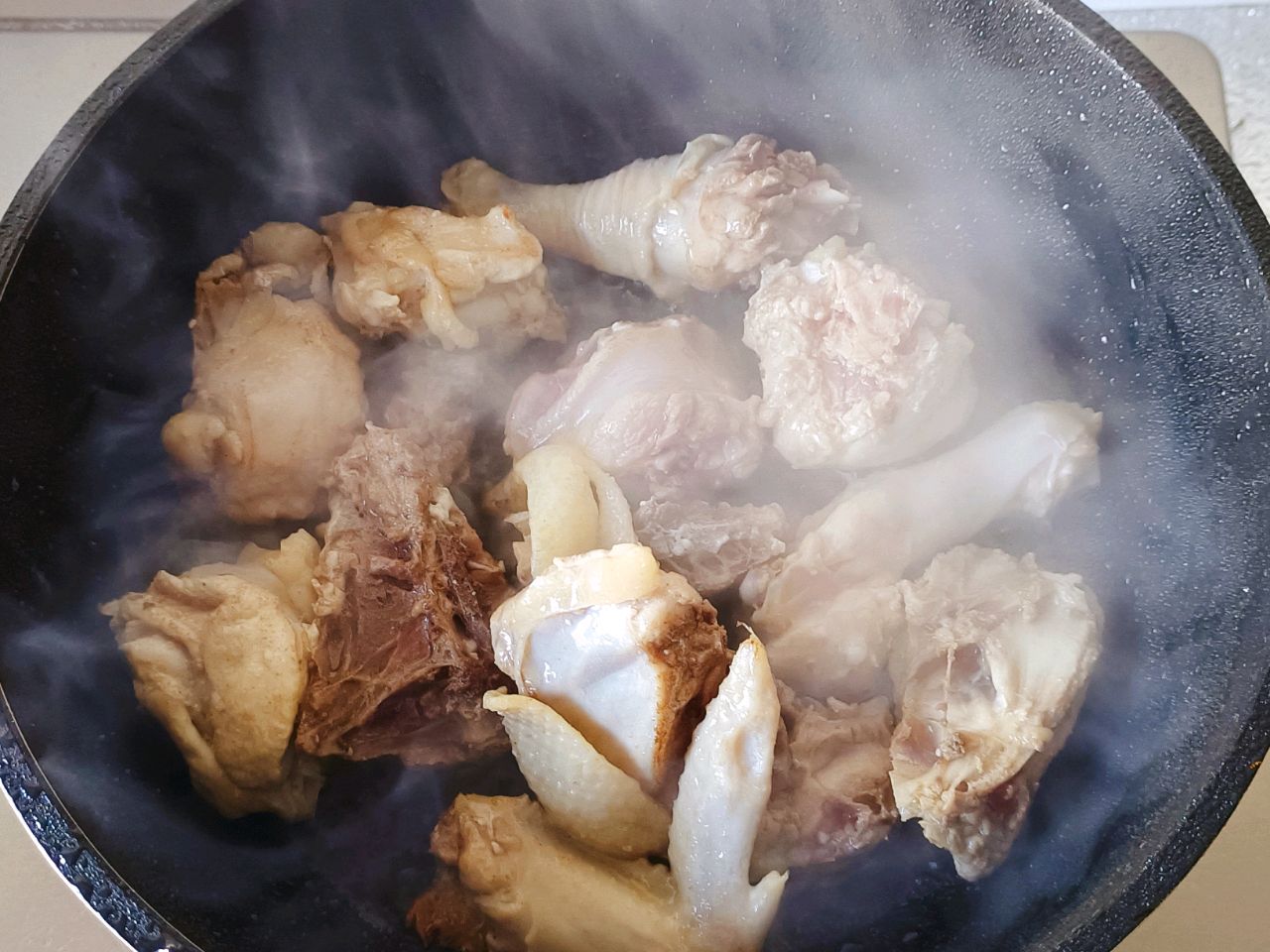 栗子鸡块
