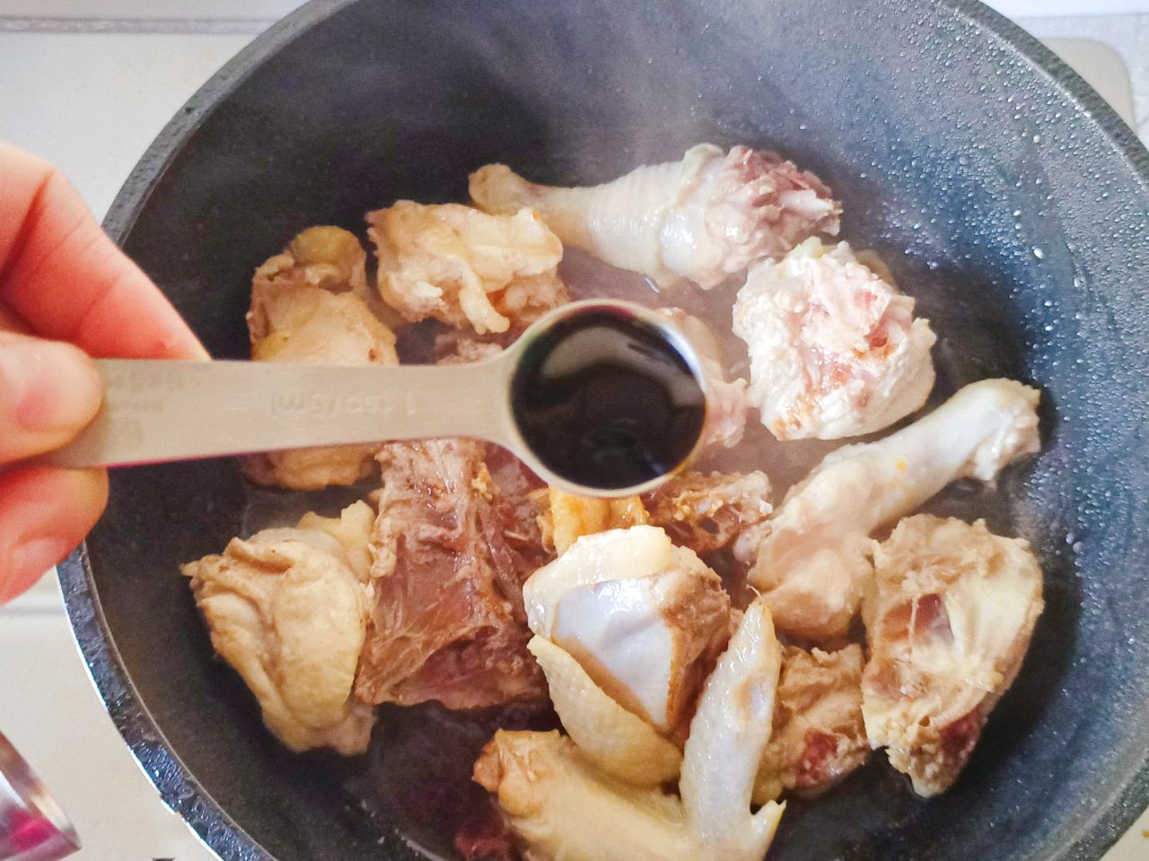 栗子鸡块