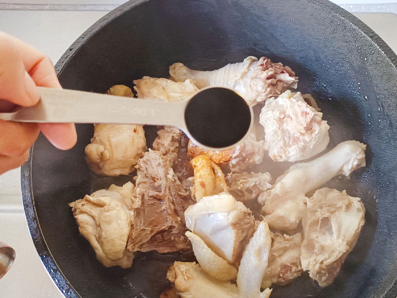 栗子鸡块