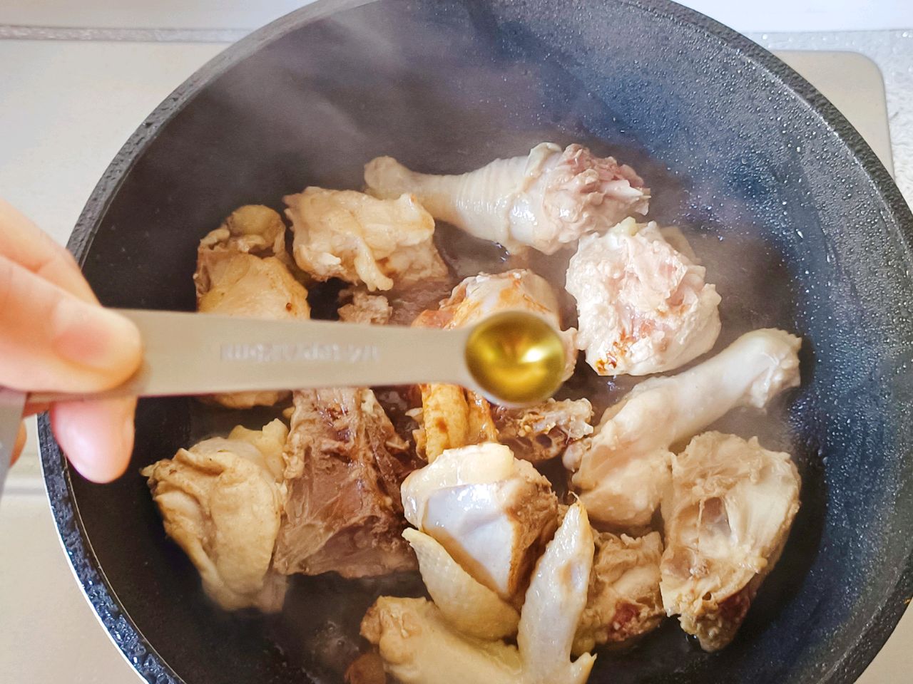 栗子鸡块