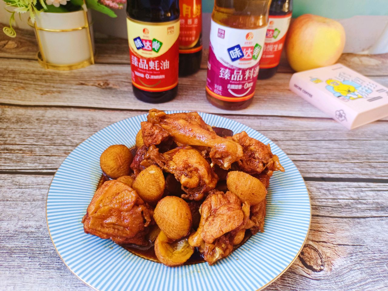 栗子鸡块