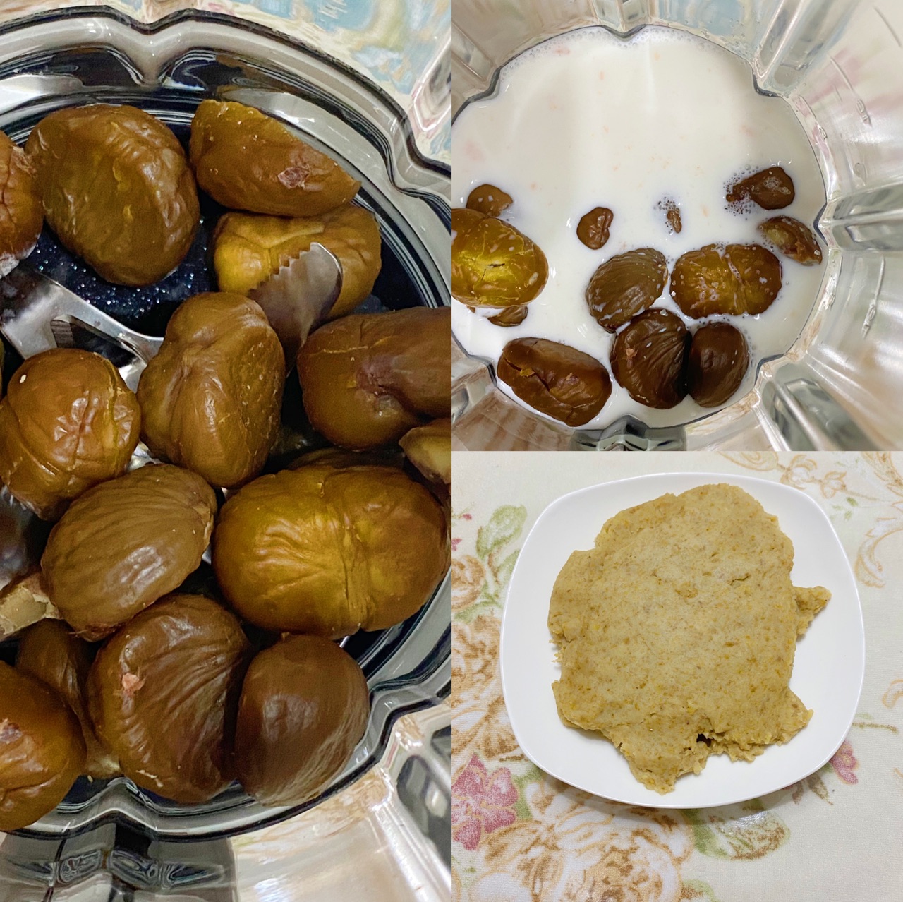 栗子酱夹心豆松蛋糕卷