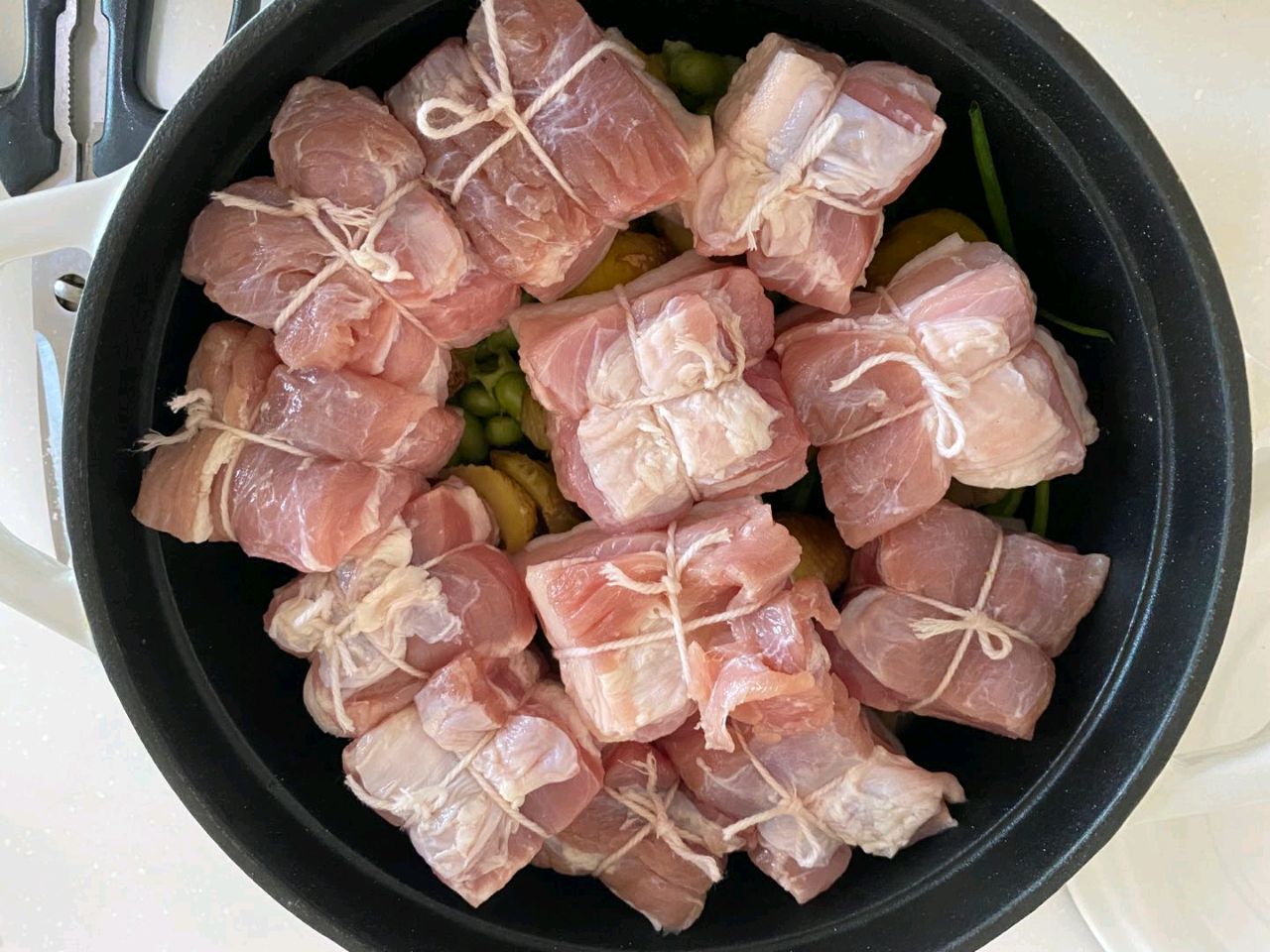 栗子毛豆红烧肉