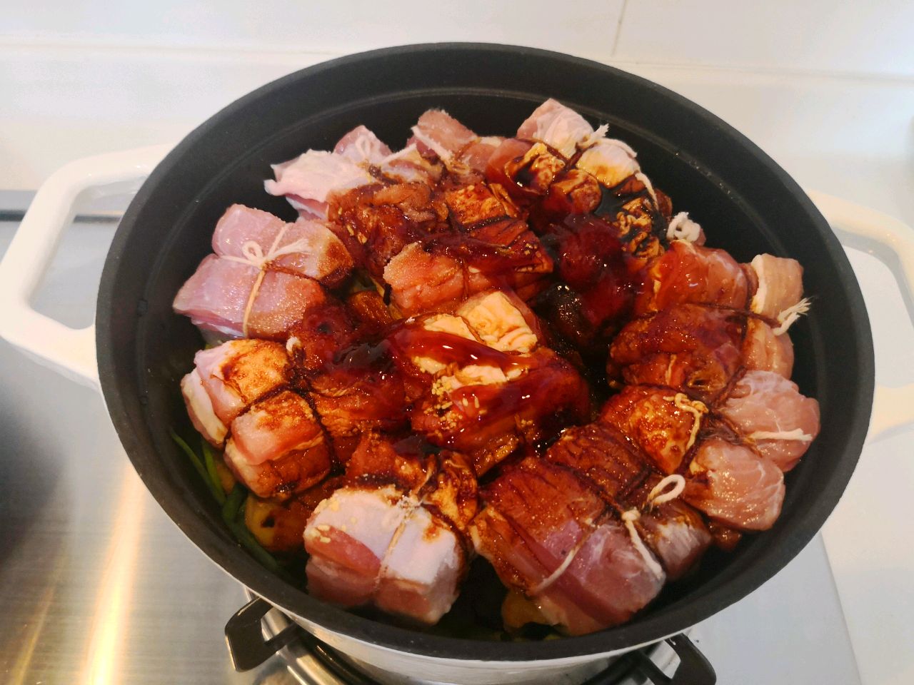 栗子毛豆红烧肉