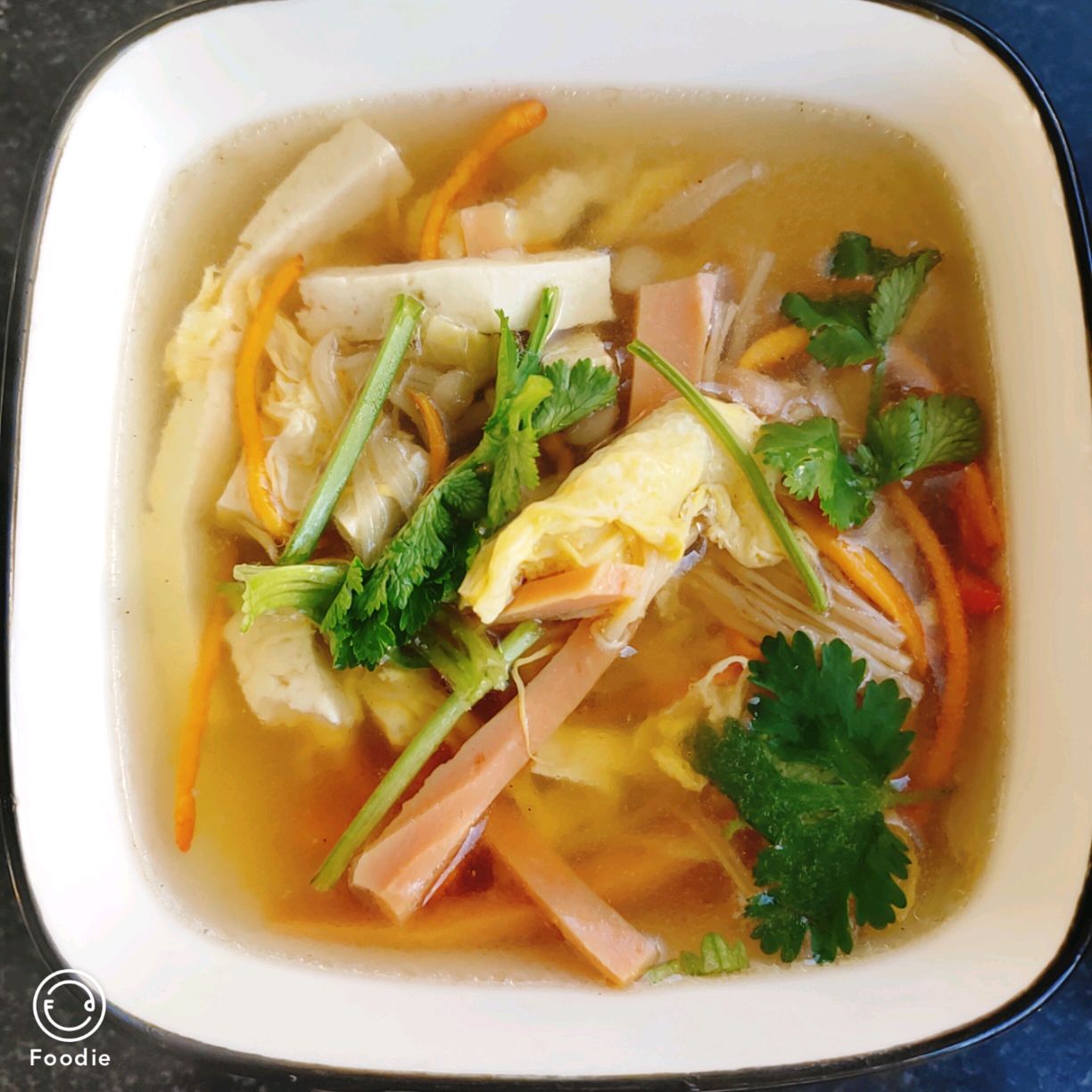连喝两碗的虫草花豆腐汤