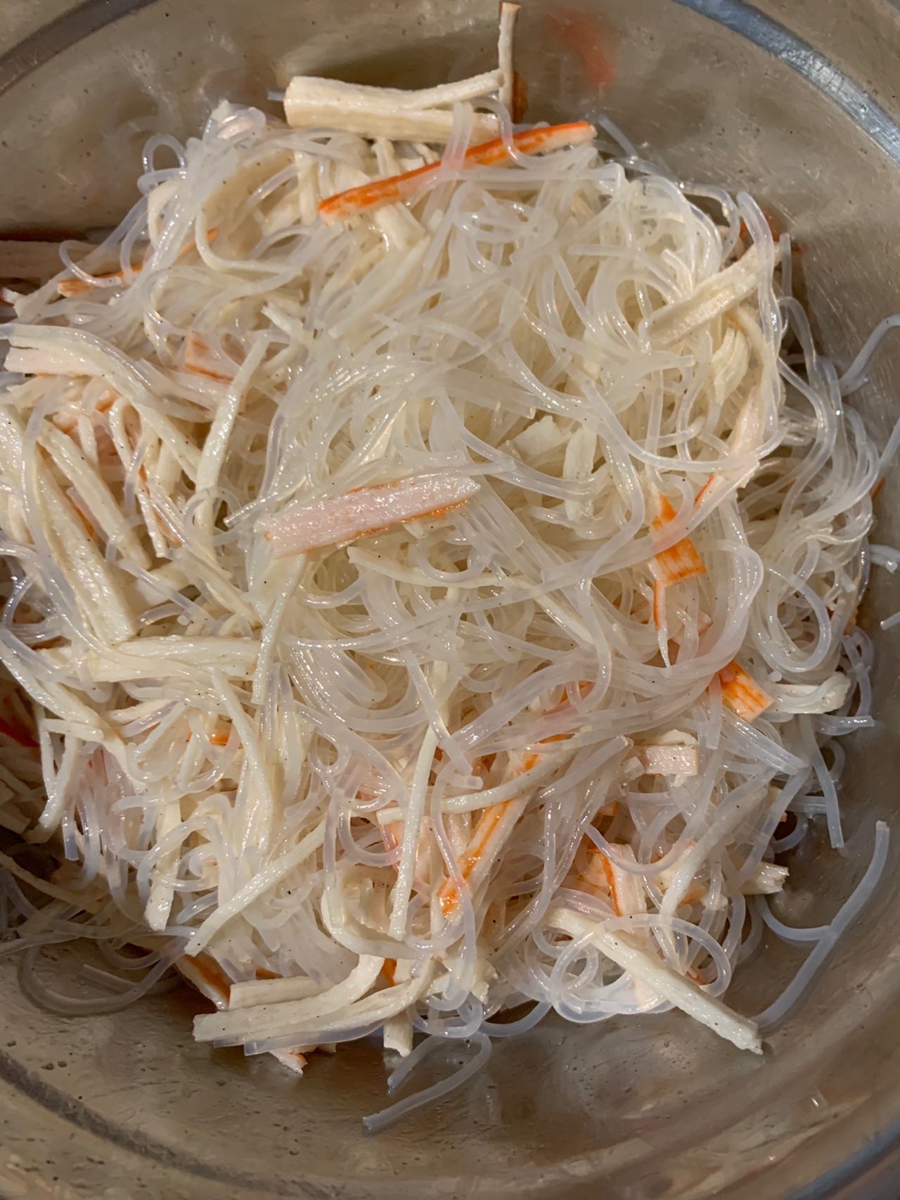 凉拌粉丝蟹肉棒