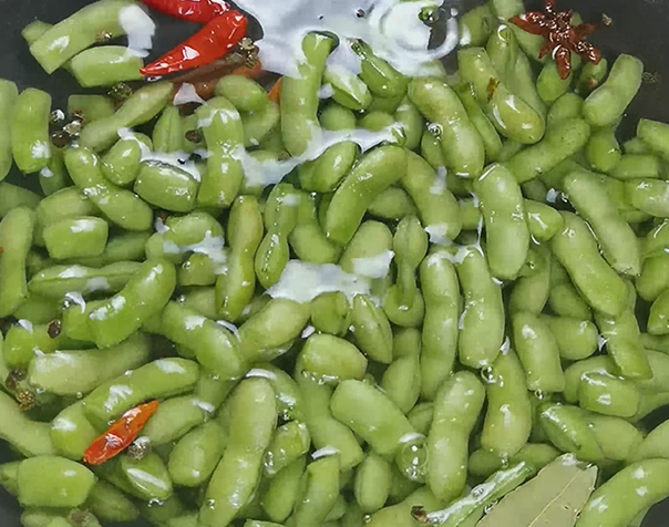 凉拌毛豆