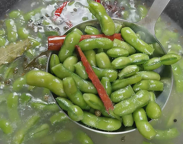 凉拌毛豆