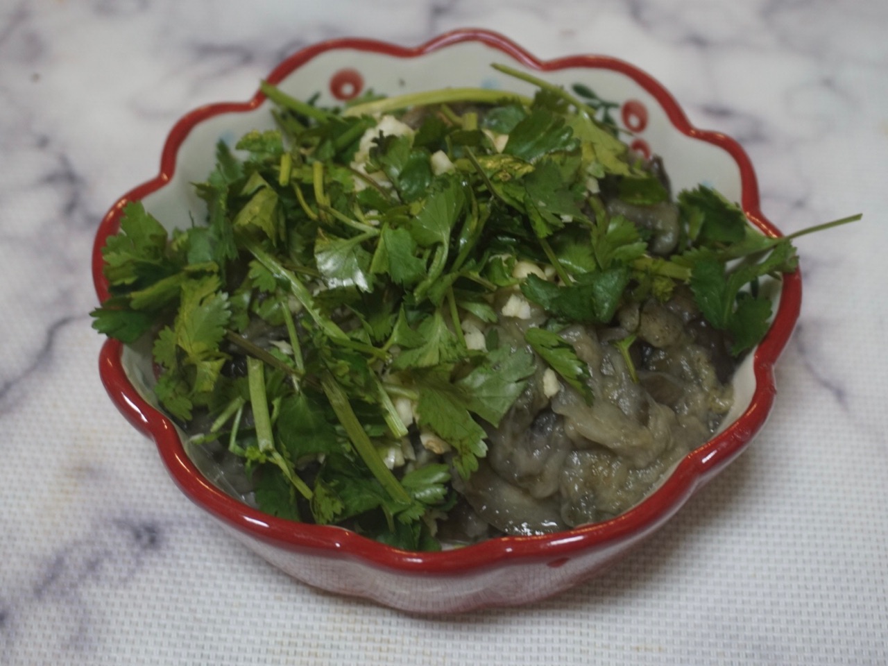 凉拌茄泥
