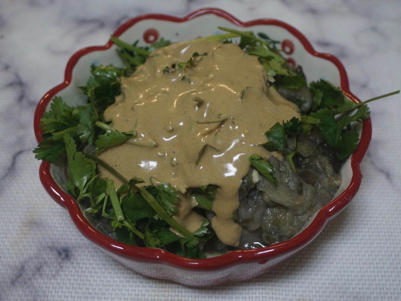 凉拌茄泥