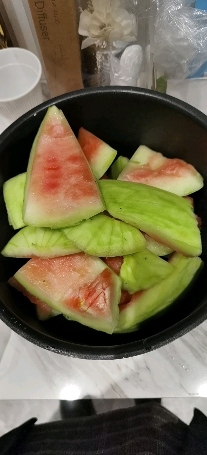 凉拌西瓜皮