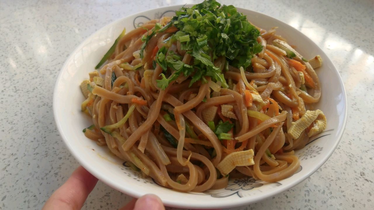 凉拌莜面