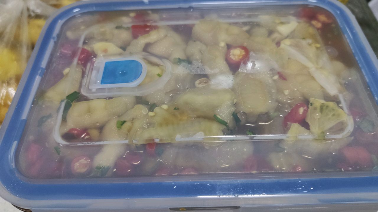 凉菜~无骨柠檬鸡爪~下酒菜