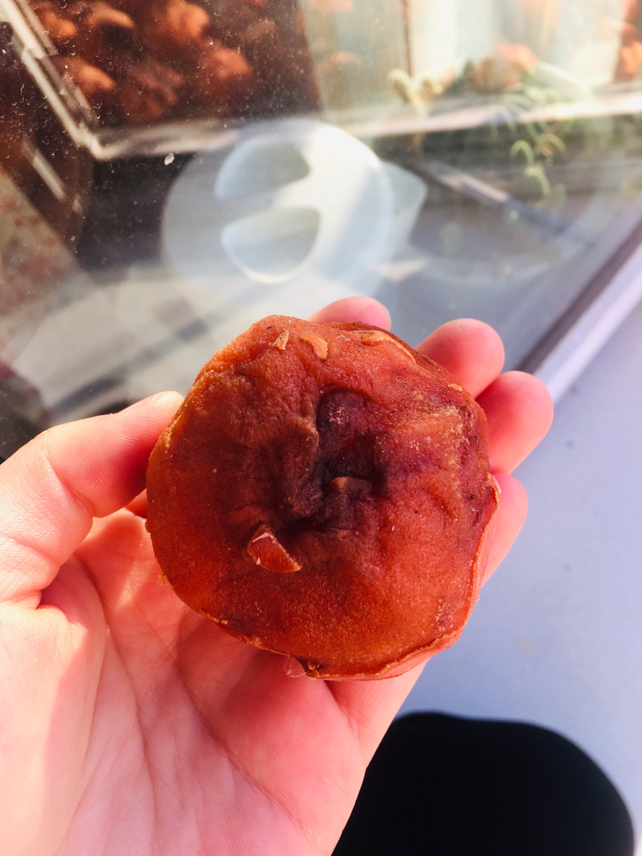 晾晒柿子饼