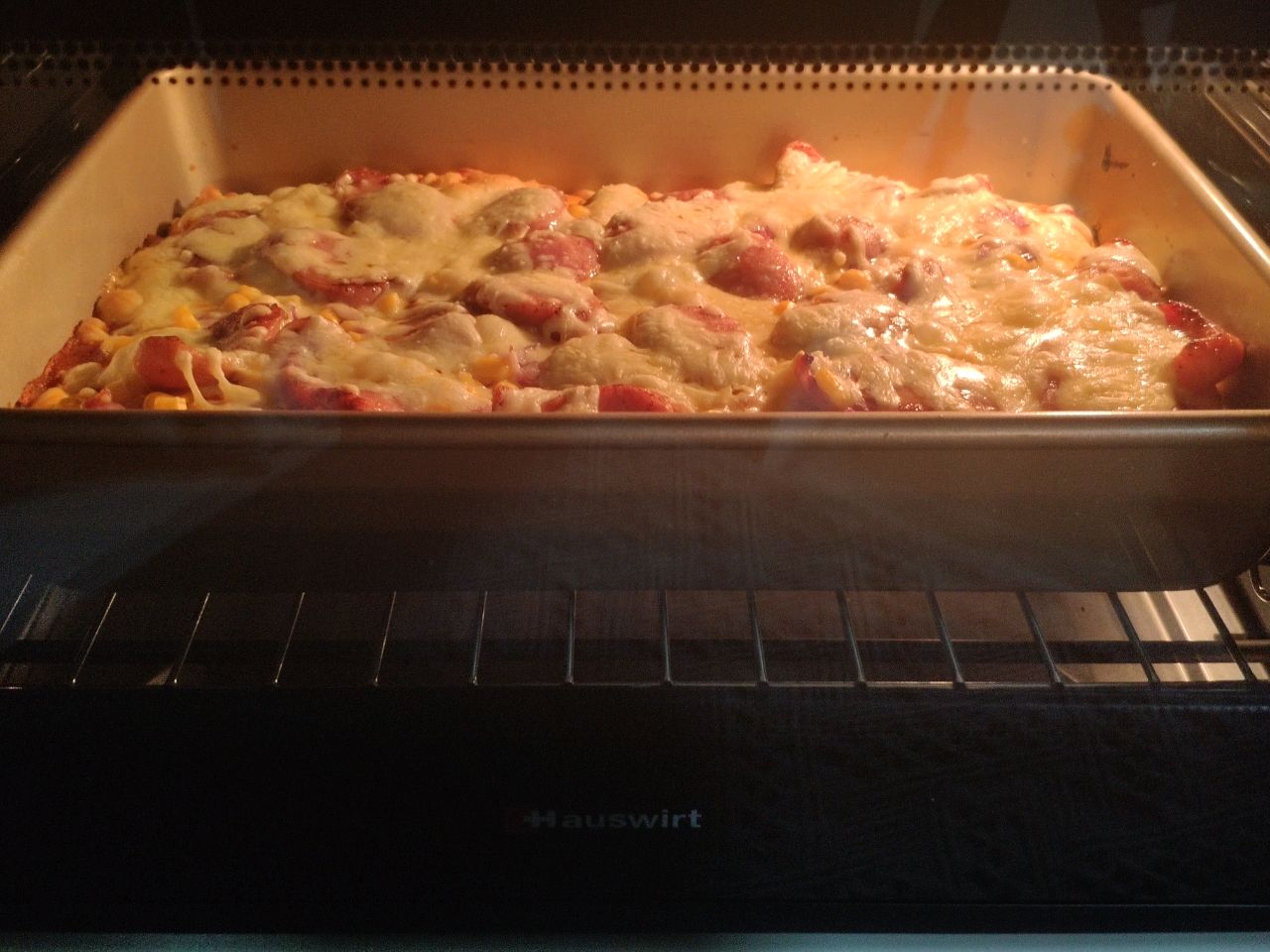 料超多的披萨，自制就是这么任性！