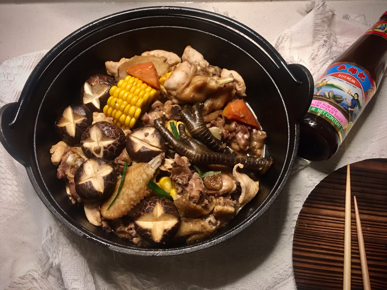 零厨艺蚝油焖鸡