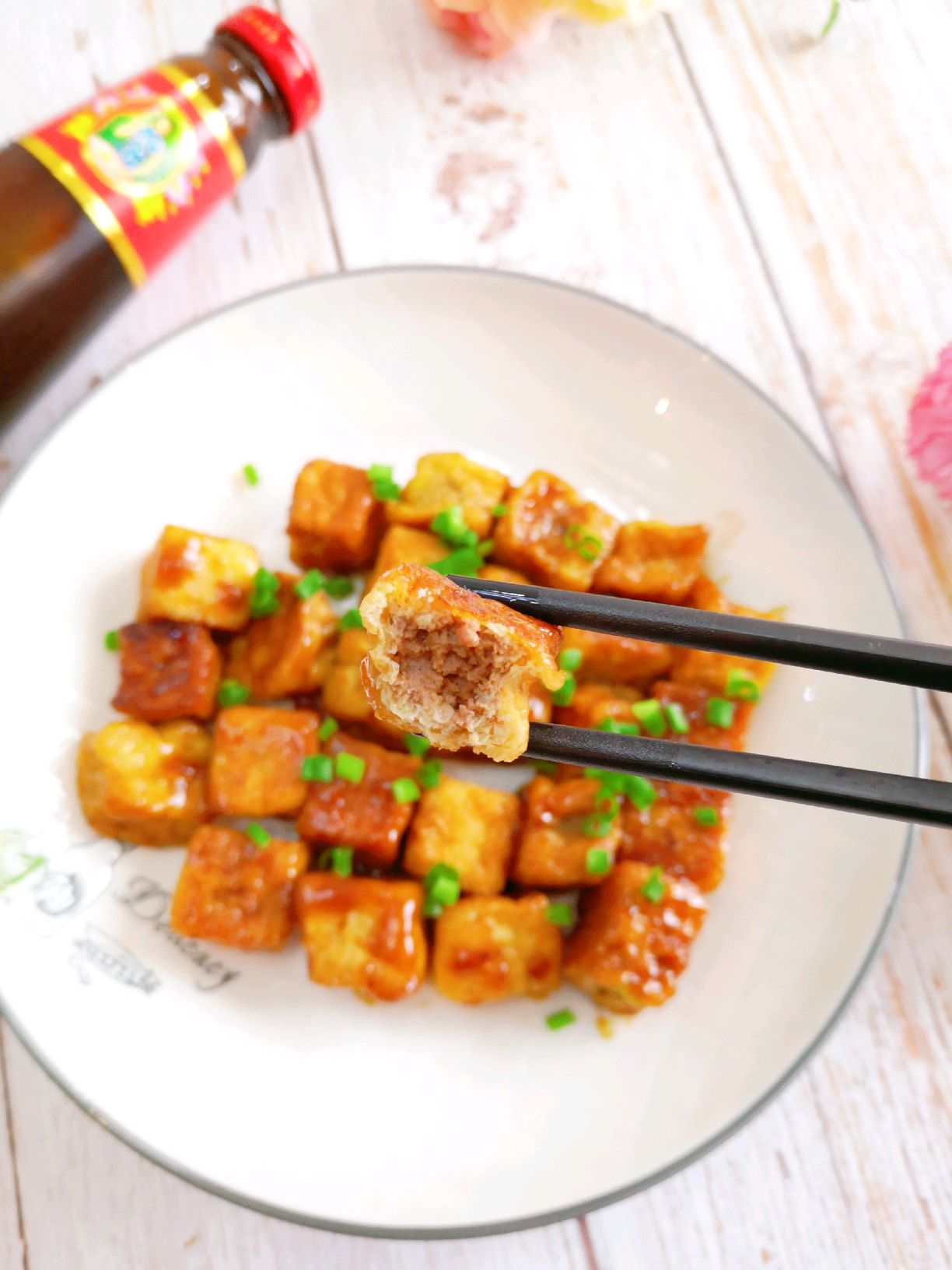 零厨艺做豆泡酿牛肉