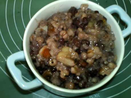 菱角红豆薏苡糯米饭