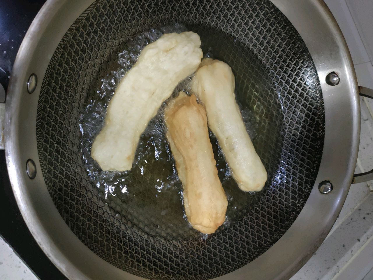 零添加自制油条