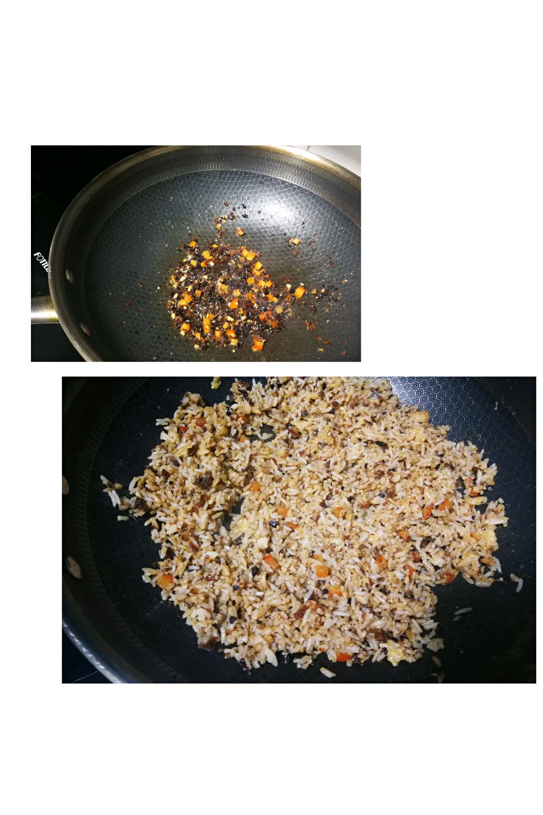 鲮鱼麦菜炒饭