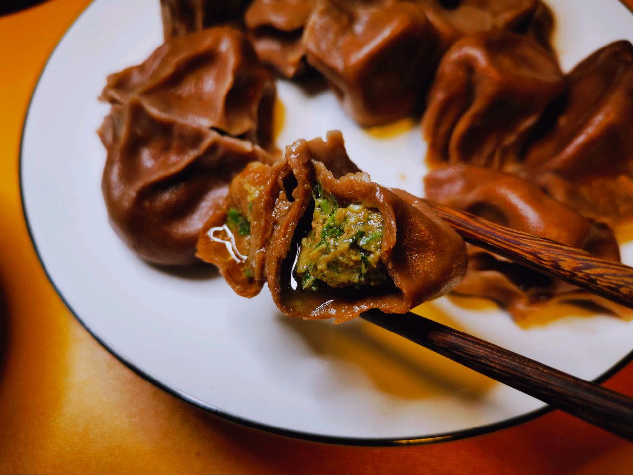 灵芝牛肉饺 鲜香好味道