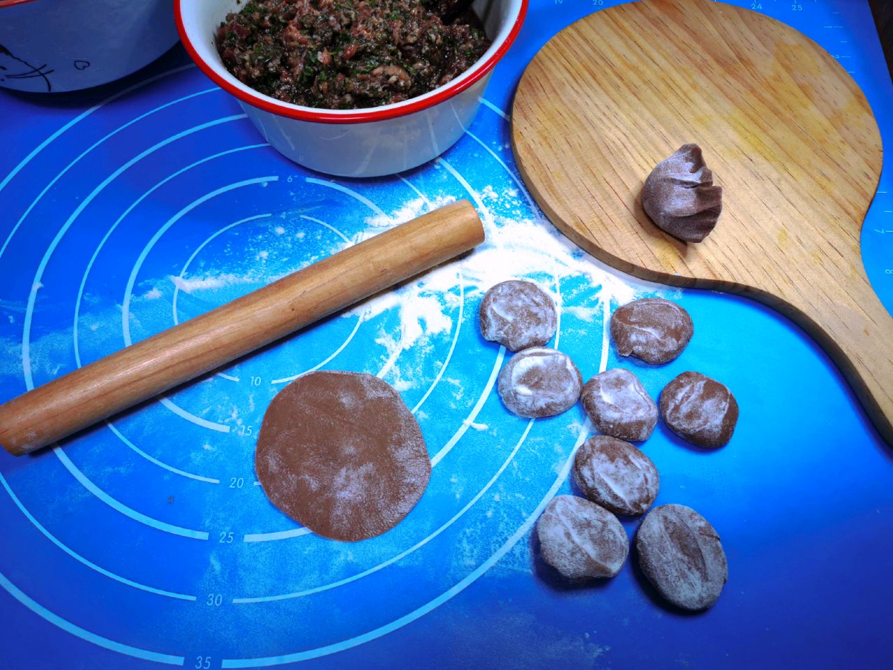灵芝牛肉饺 鲜香好味道