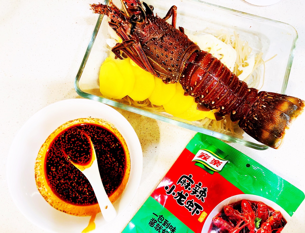 龙虾烤味