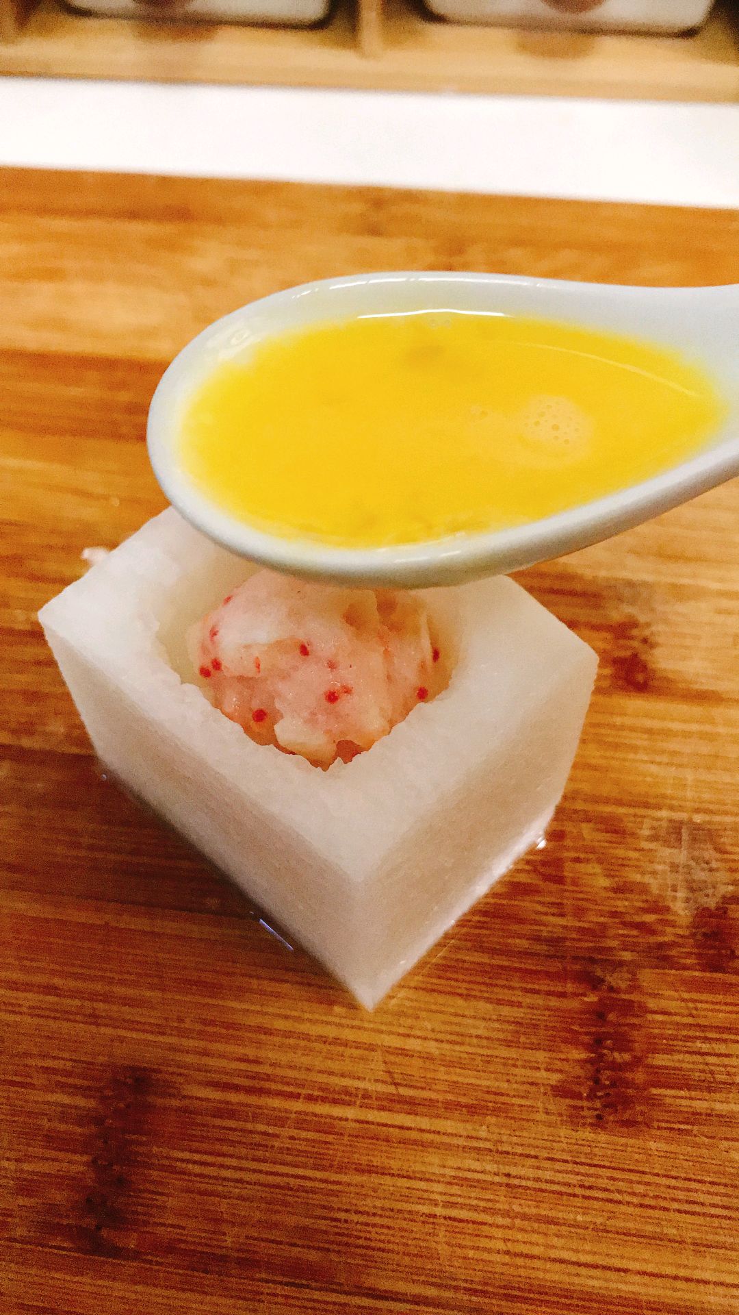 龙虾味球版白玉盏