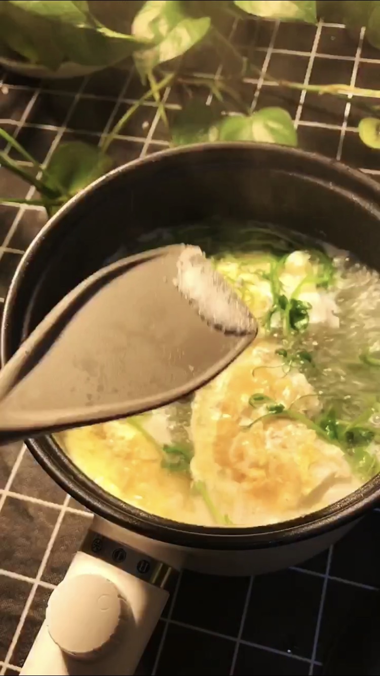 龙须菜鸡蛋汤