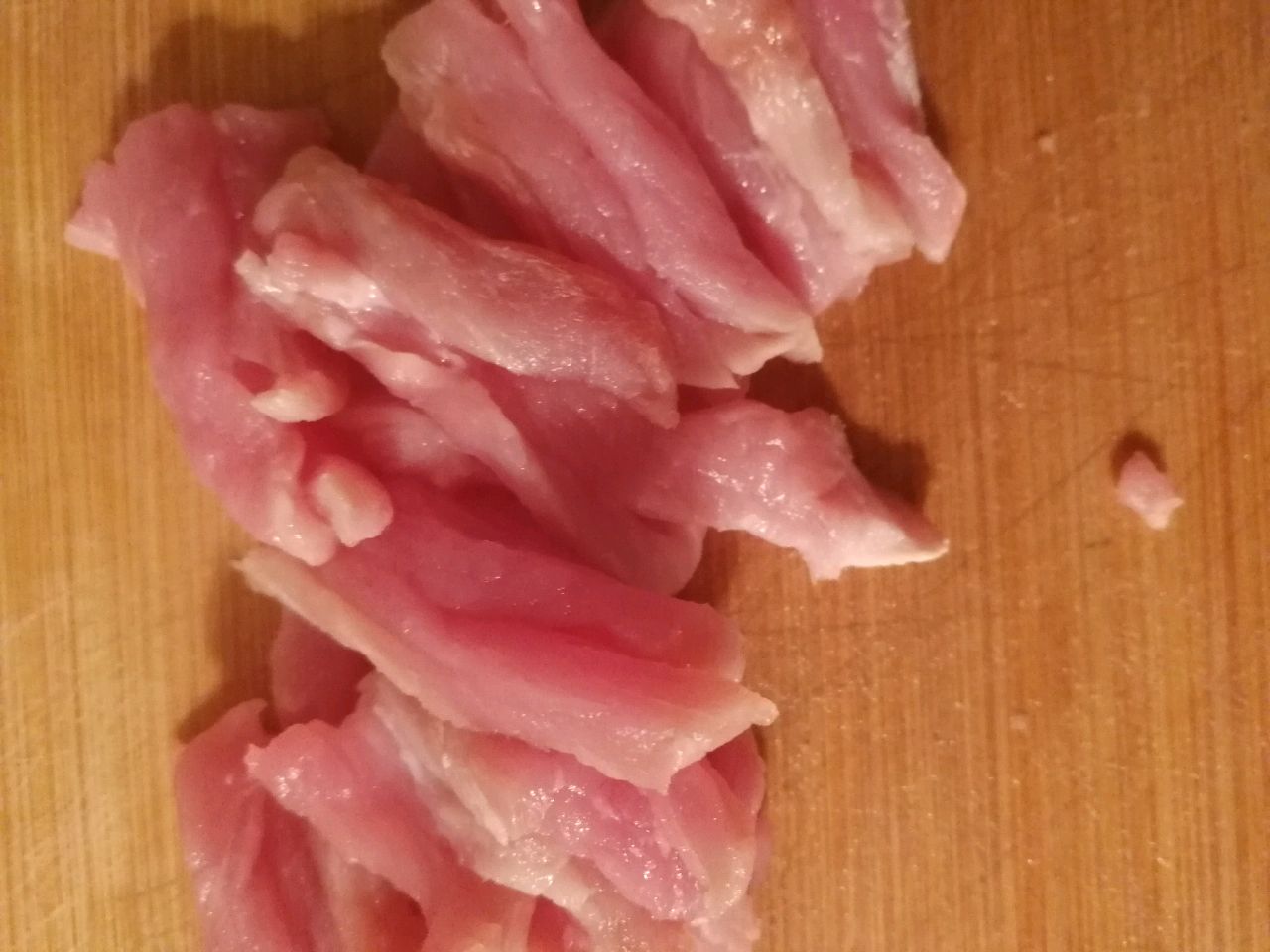 龙爪菜炒肉丁