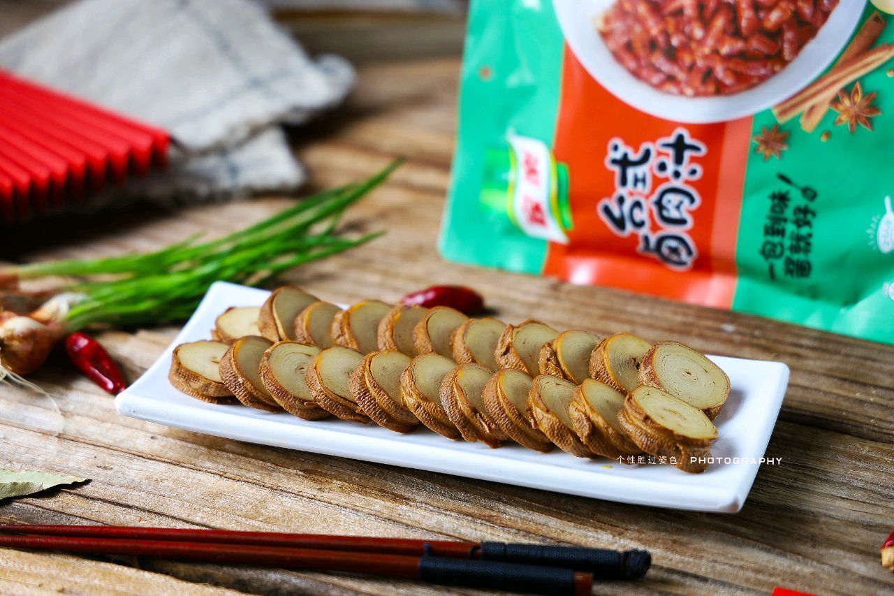卤豆皮卷