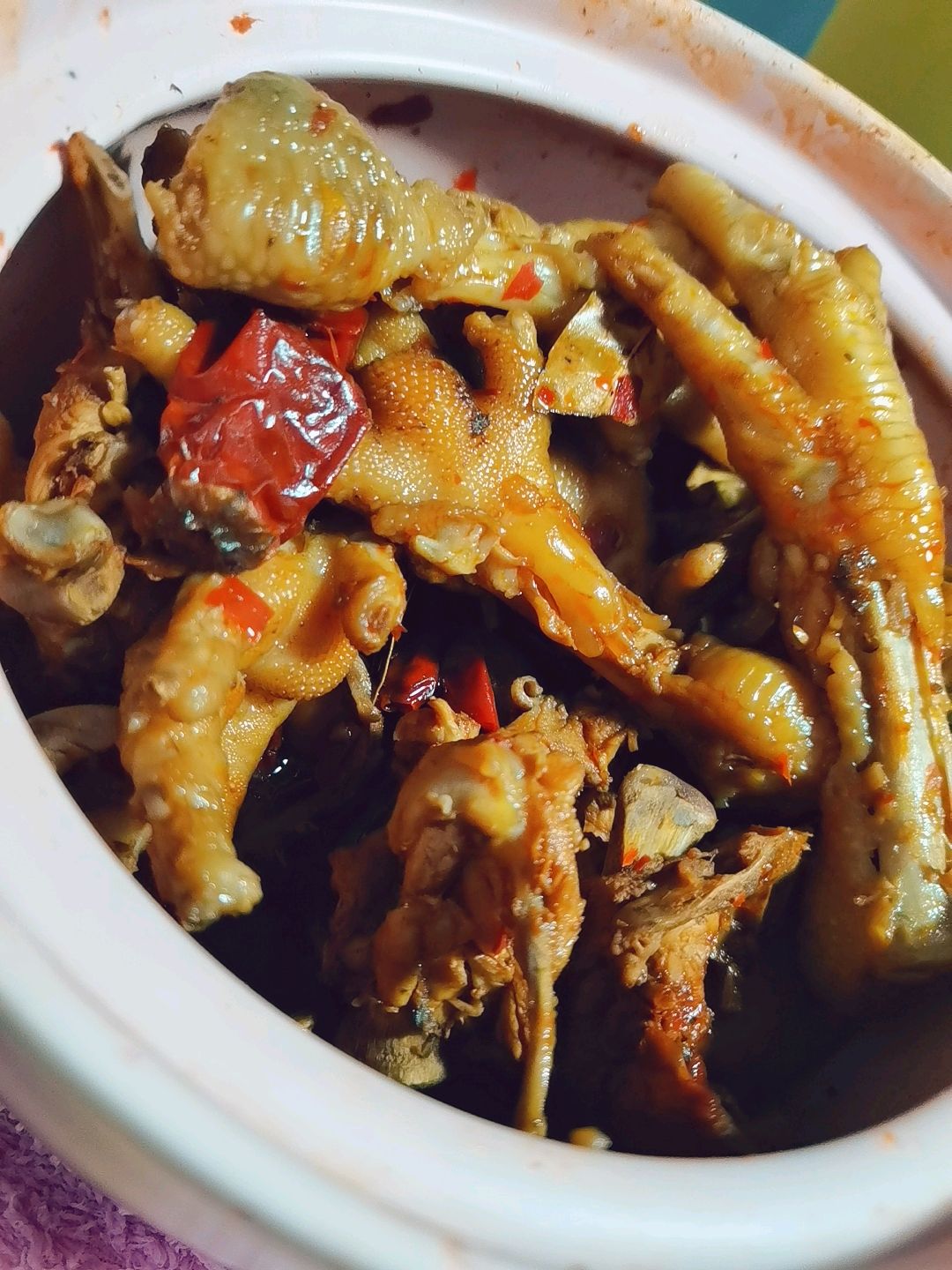 卤鸡爪