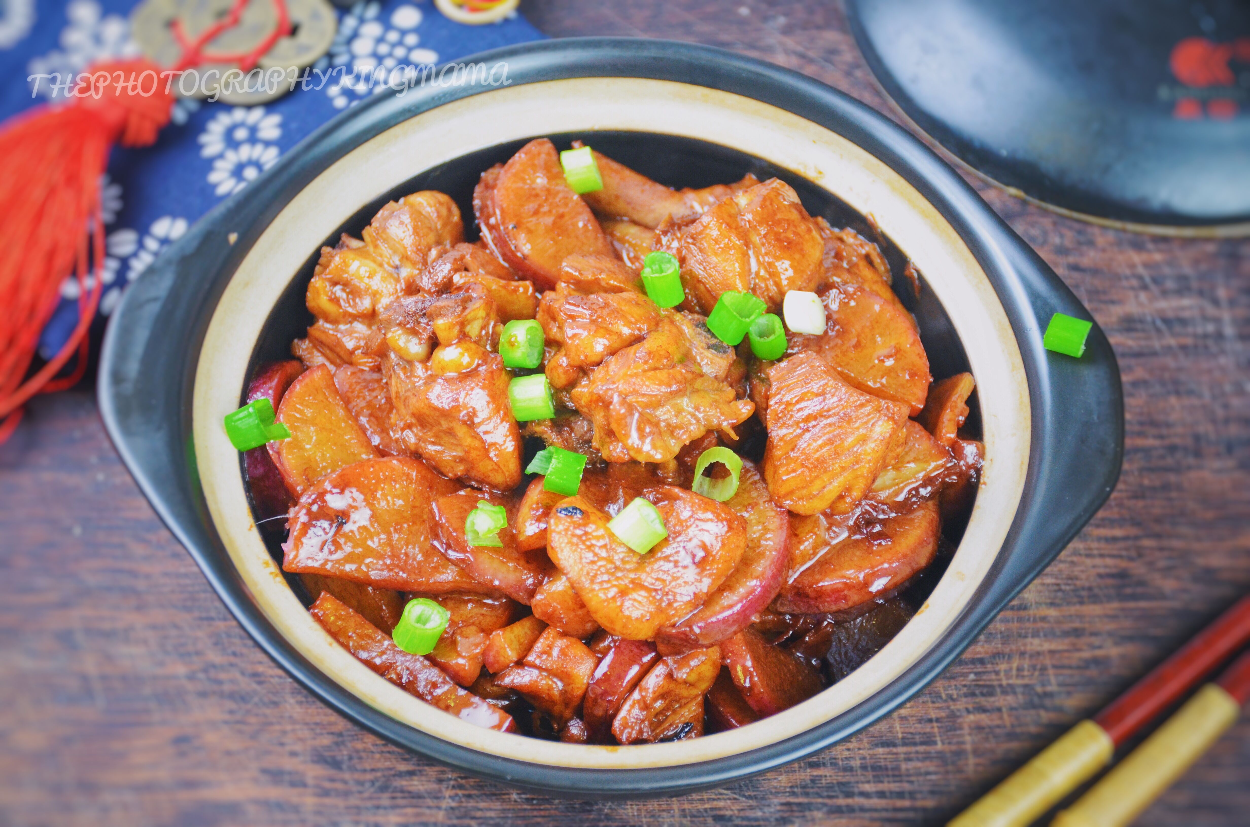 萝卜炖鸡块