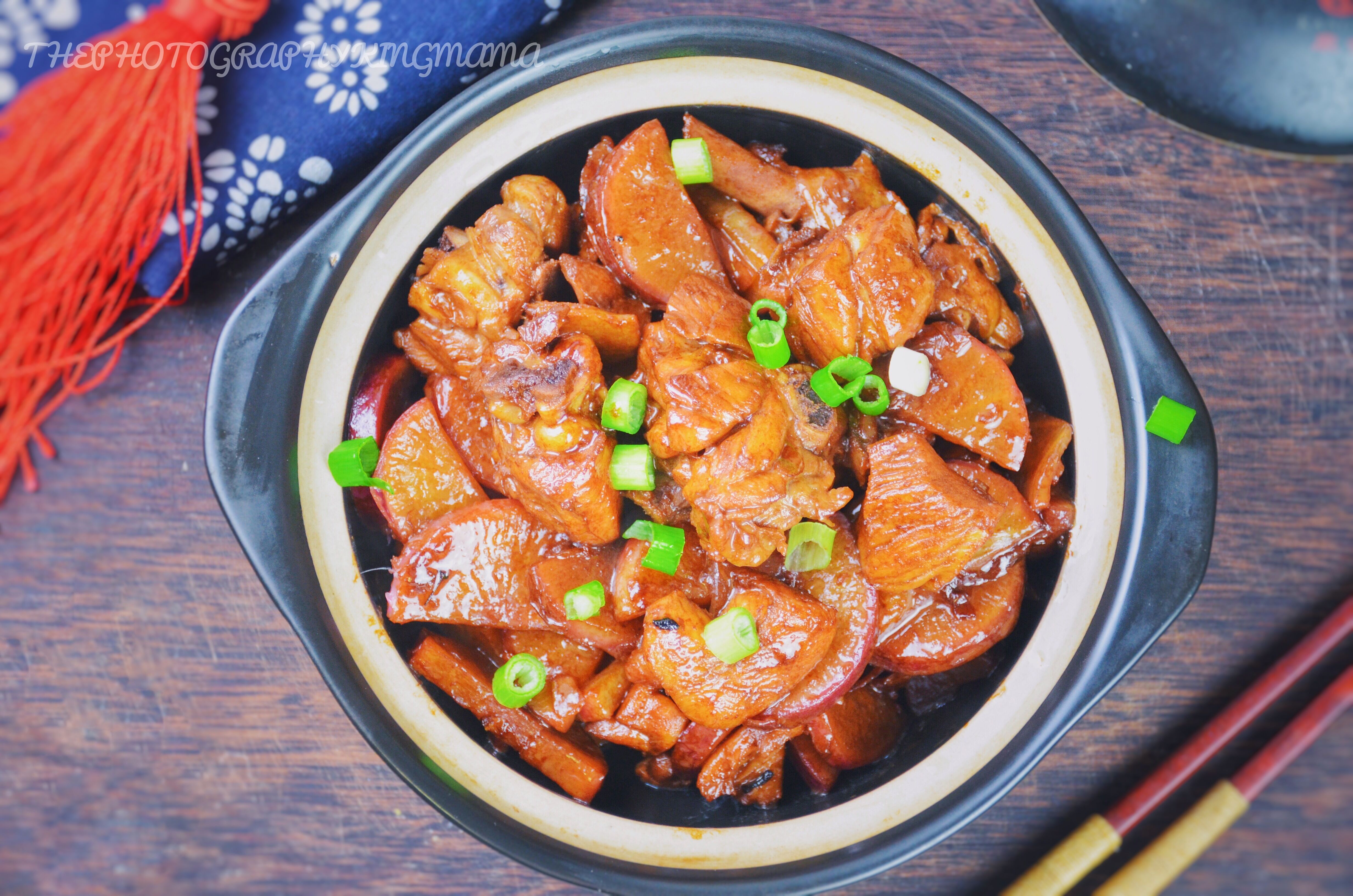 萝卜炖鸡块