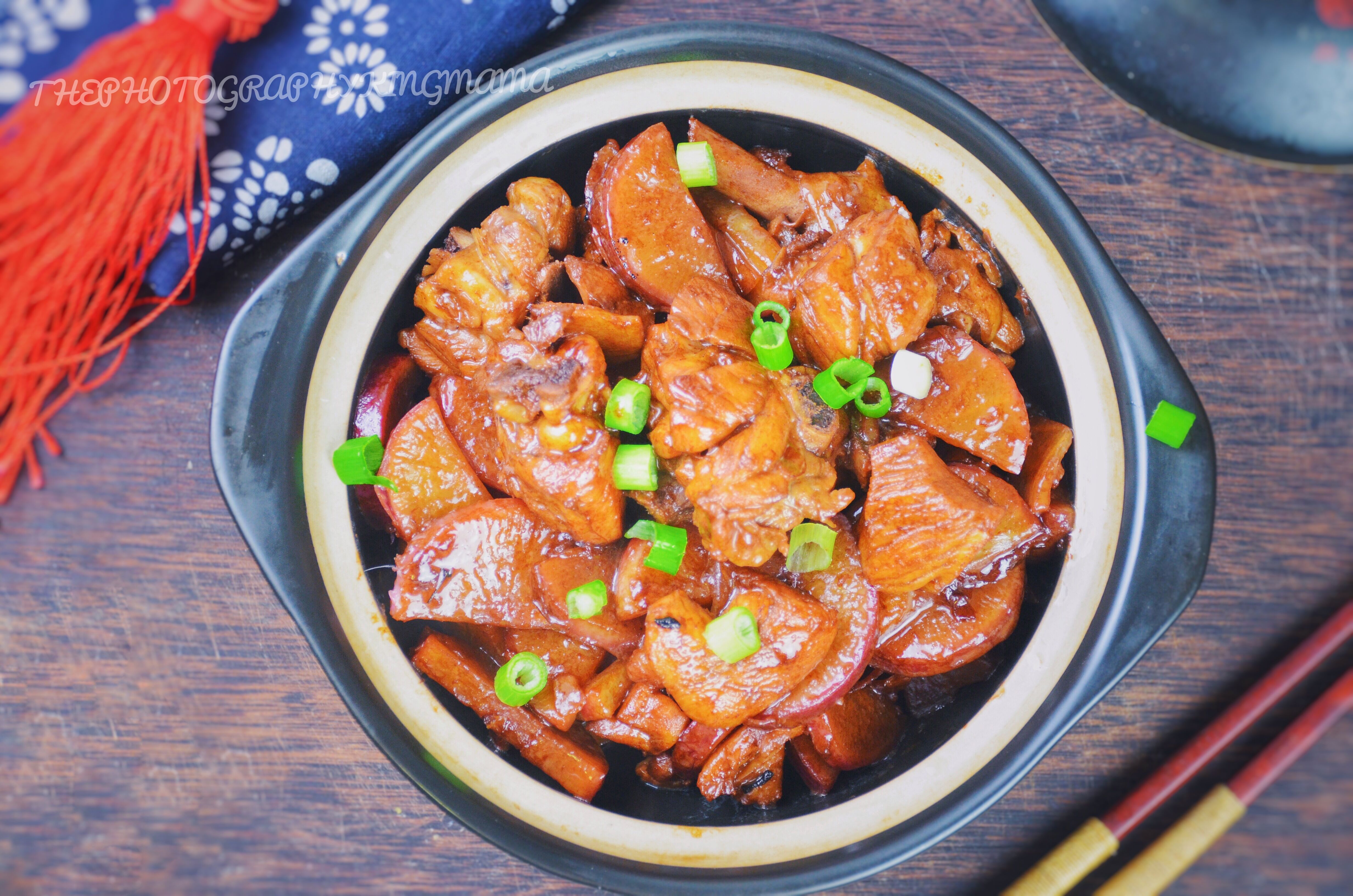 萝卜炖鸡块
