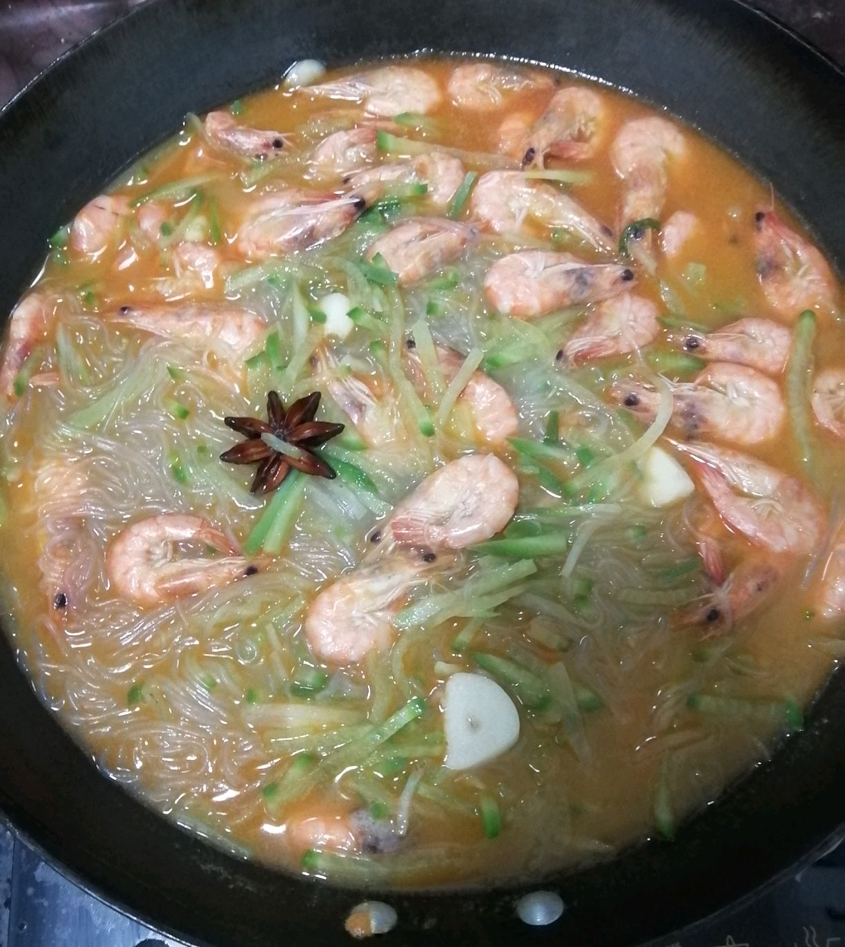 萝卜粉丝炖虾