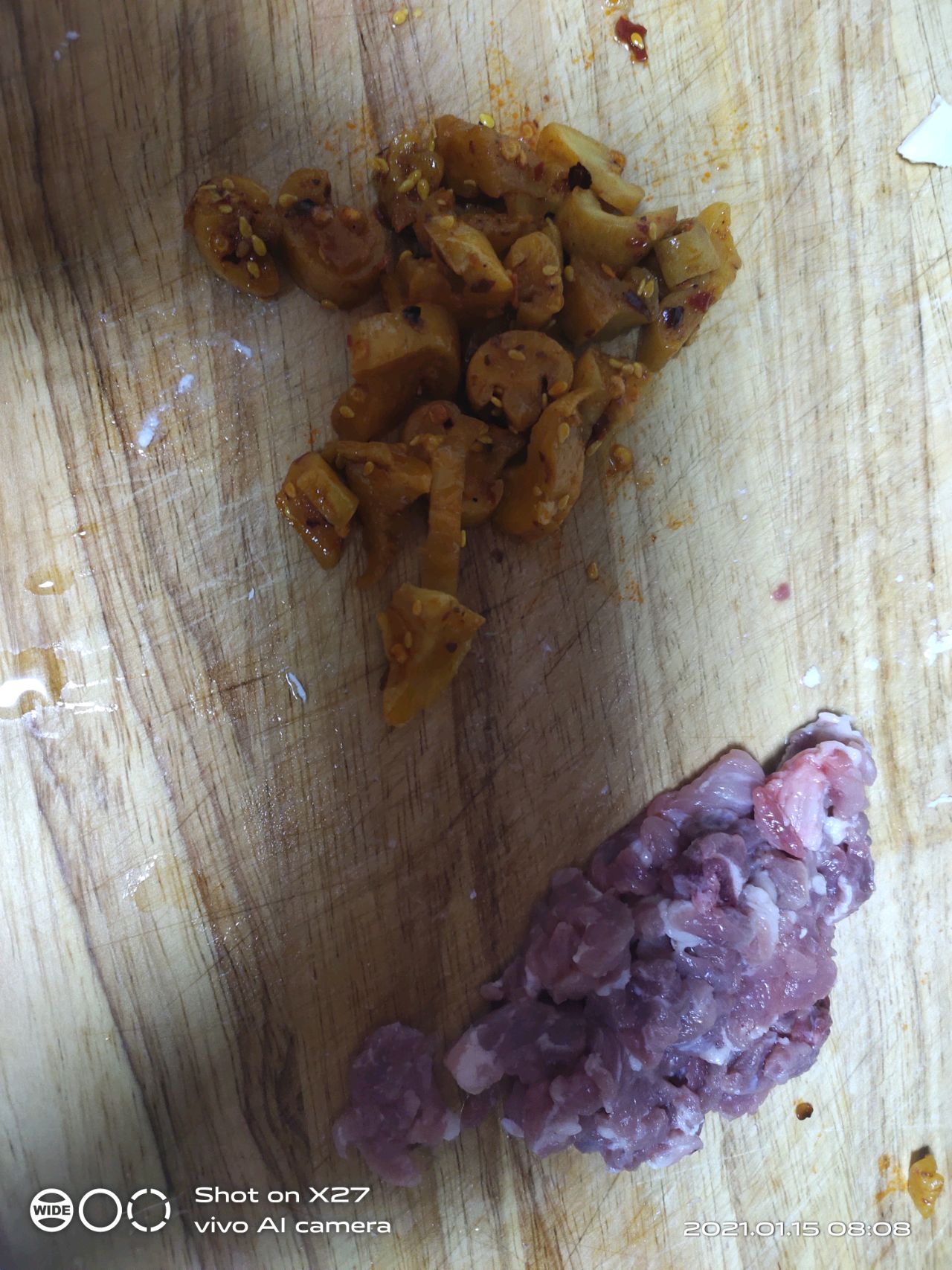 萝卜干烧豆腐