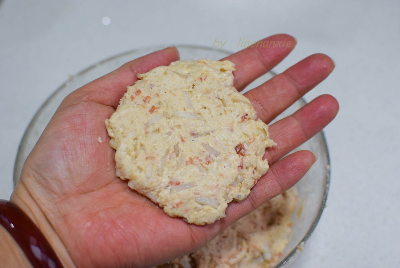 萝卜牛肉饼